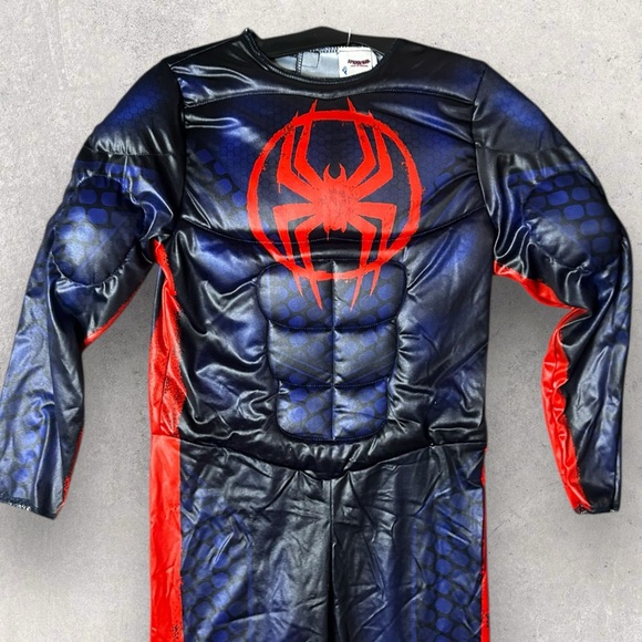 NWT Miles Morales Spider-Man kids Costume Size Medium - Picture 6 of 8